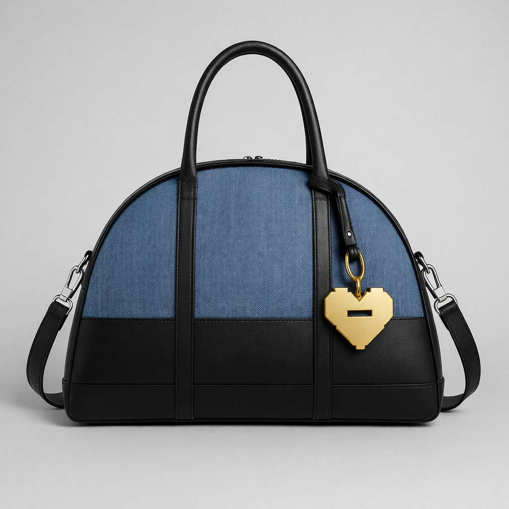 APPRVD DENIM LEATHER BAG