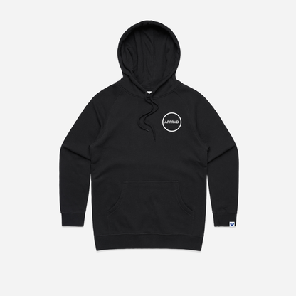 WOMEN'S VARSITY HOODIE BLACK