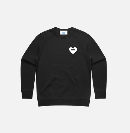 WOMEN'S HEART SWEATSHIRT RAGLAN
