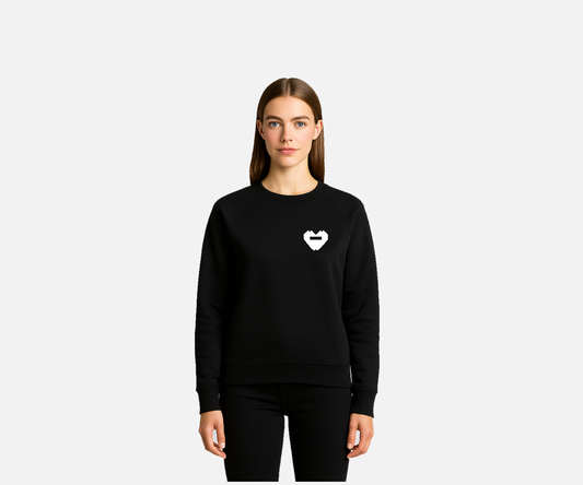 WOMEN'S HEART SWEATSHIRT RAGLAN