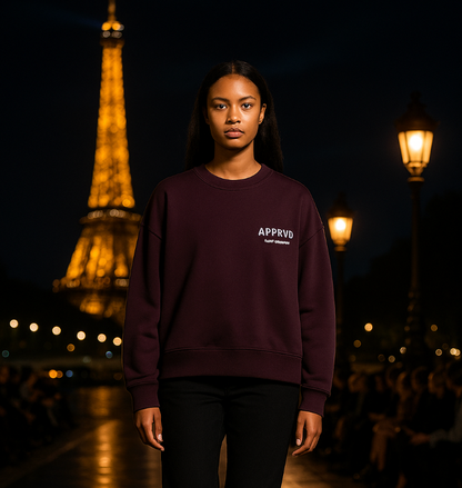 WOMEN'S SAINT GERMAIN SWEATSHIRT PLUM