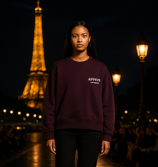 WOMEN'S SAINT GERMAIN SWEATSHIRT PLUM