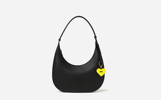 APPRVD LEATHER HALF CRESCENT BAG